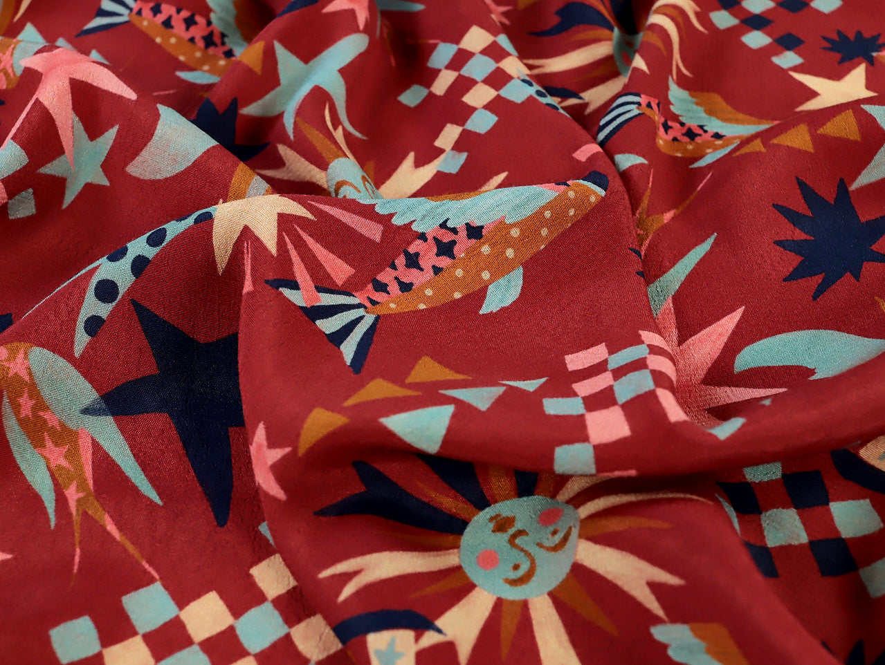 Soleil Viscose Crepe