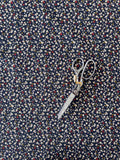 Kokka - Ditsy Floral Corduroy (Navy)