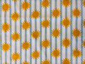 Indian Cotton Print - Solar Power (Yellow)