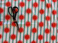Indian Cotton Print - Solar Power (Red)
