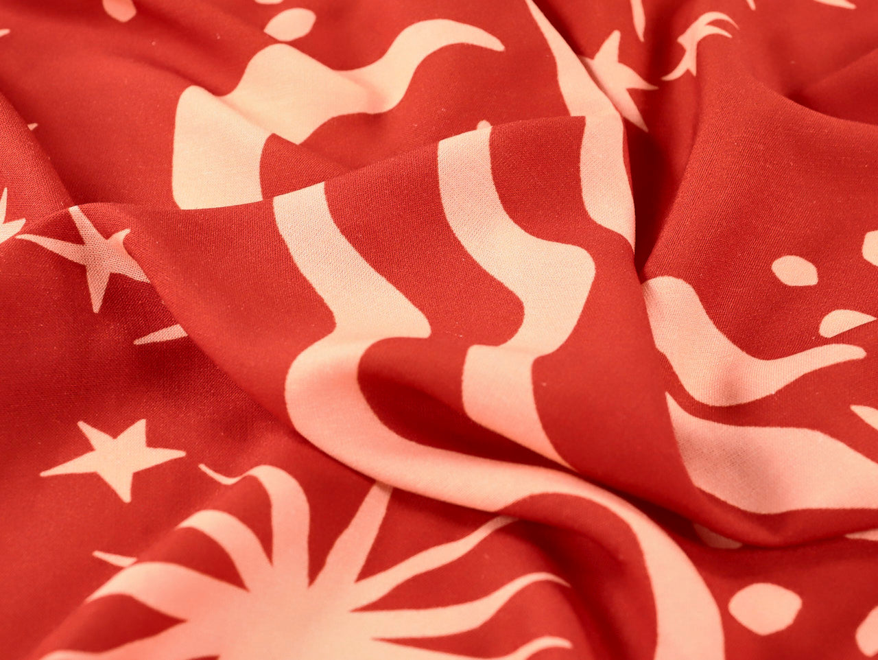 Marisol Viscose & Linen - Rust