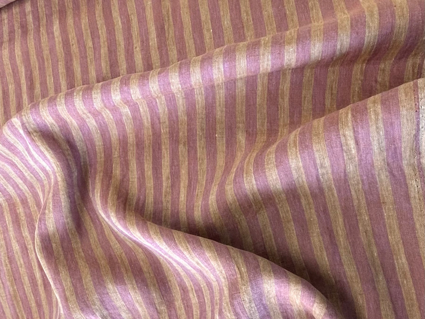 Linen Stripe - Pink