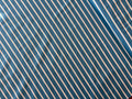 Deadstock Paul Smith 100% Cotton Shirting - Peacock with White Stripe
