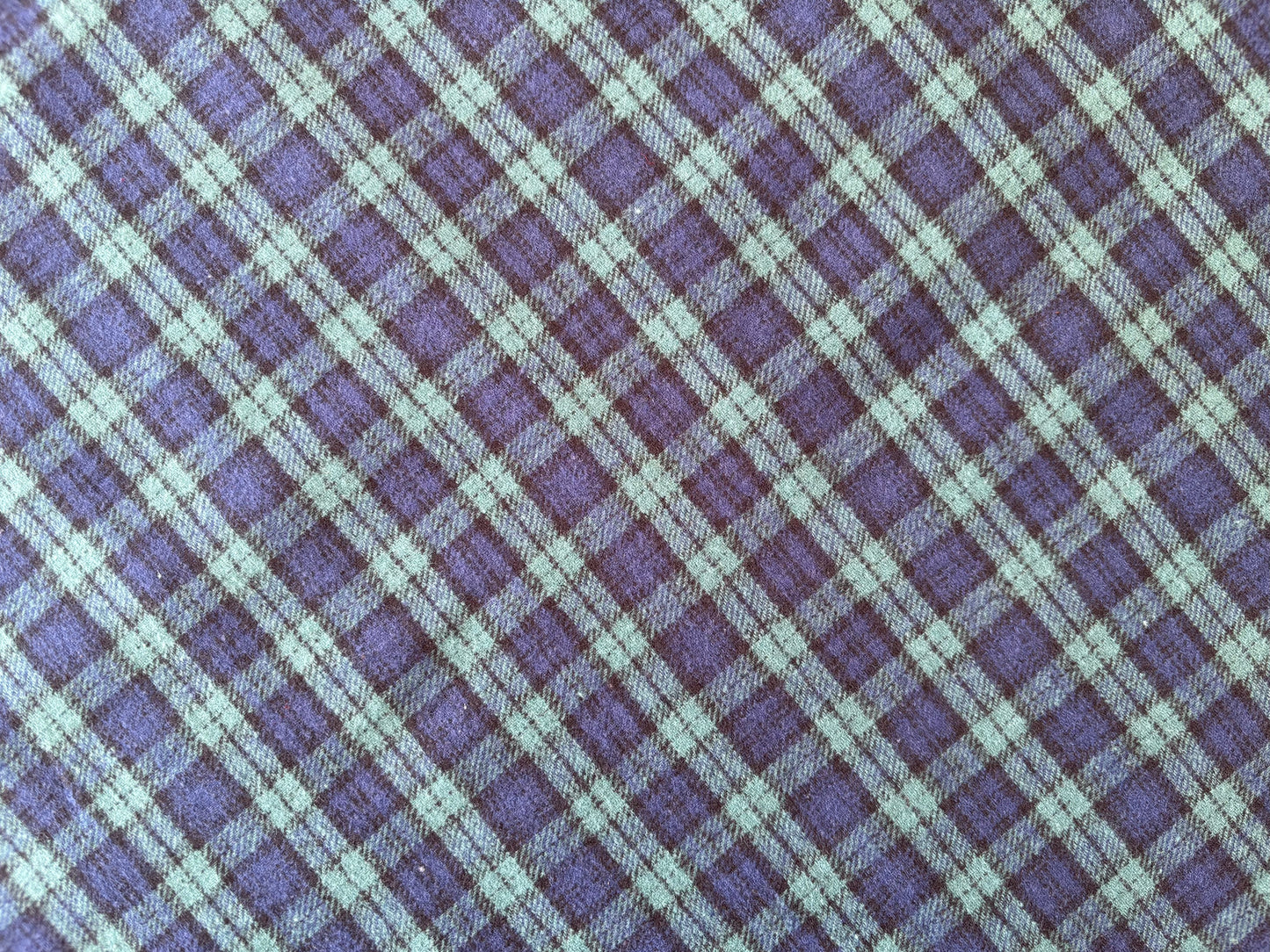 Deadstock Brushed Cotton - Small Tartan Check