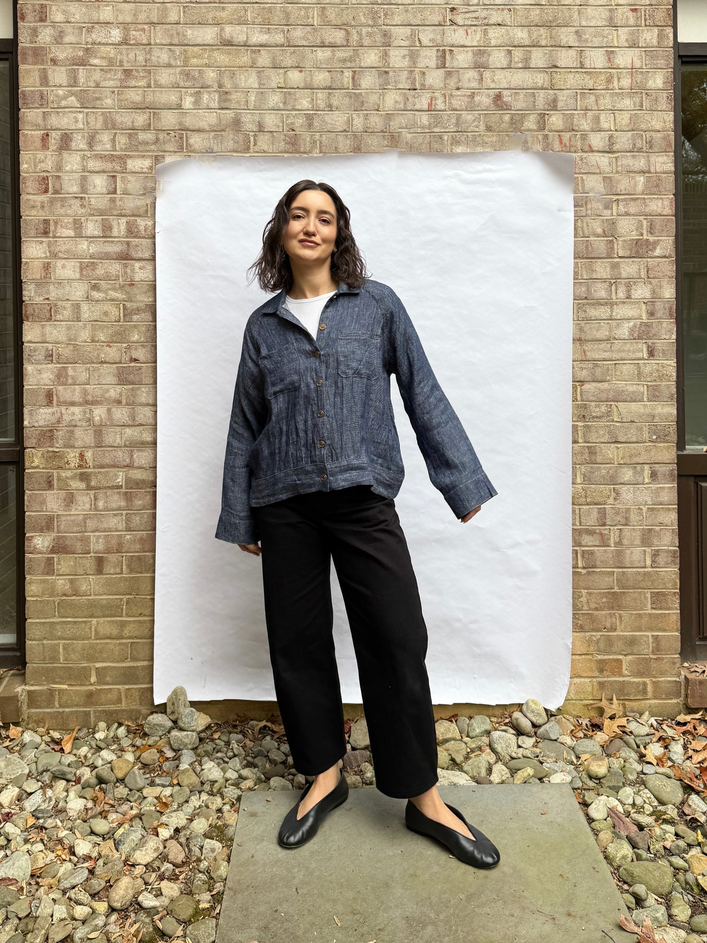 Paradise Patterns Rose Raglan Button Up - PDF Pattern