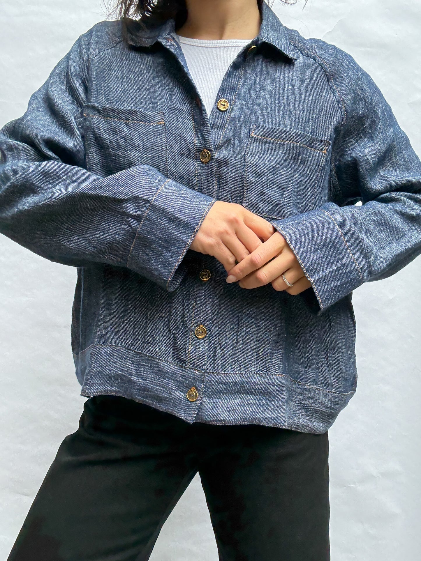 Paradise Patterns Rose Raglan Button Up - PDF Pattern