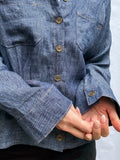 Paradise Patterns Rose Raglan Button Up - PDF Pattern