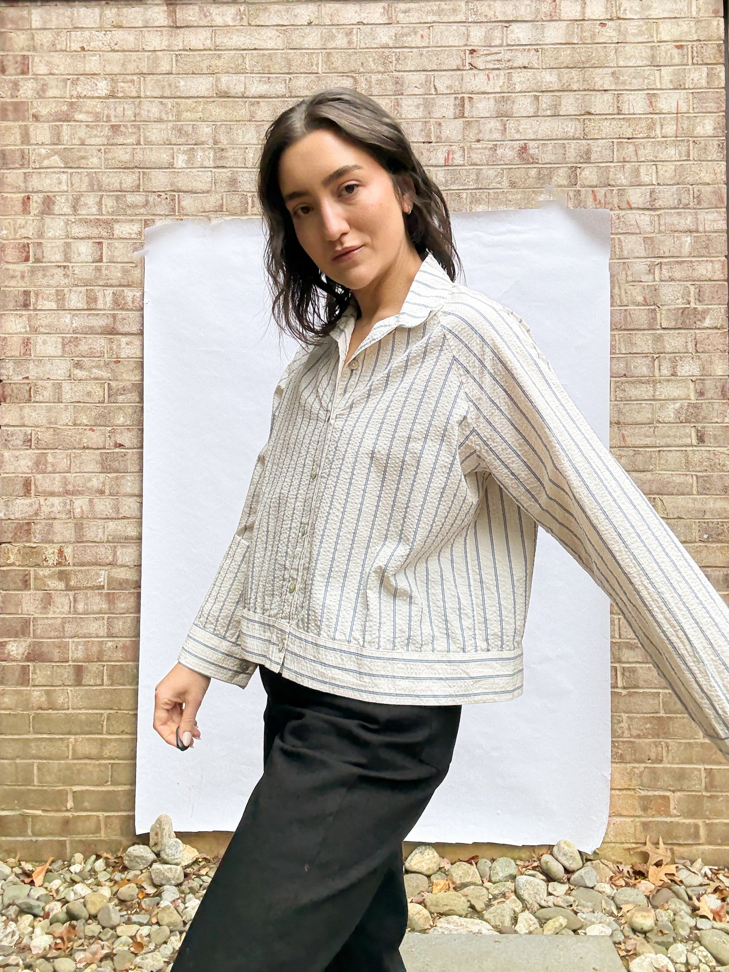 Paradise Patterns Rose Raglan Button Up - PDF Pattern