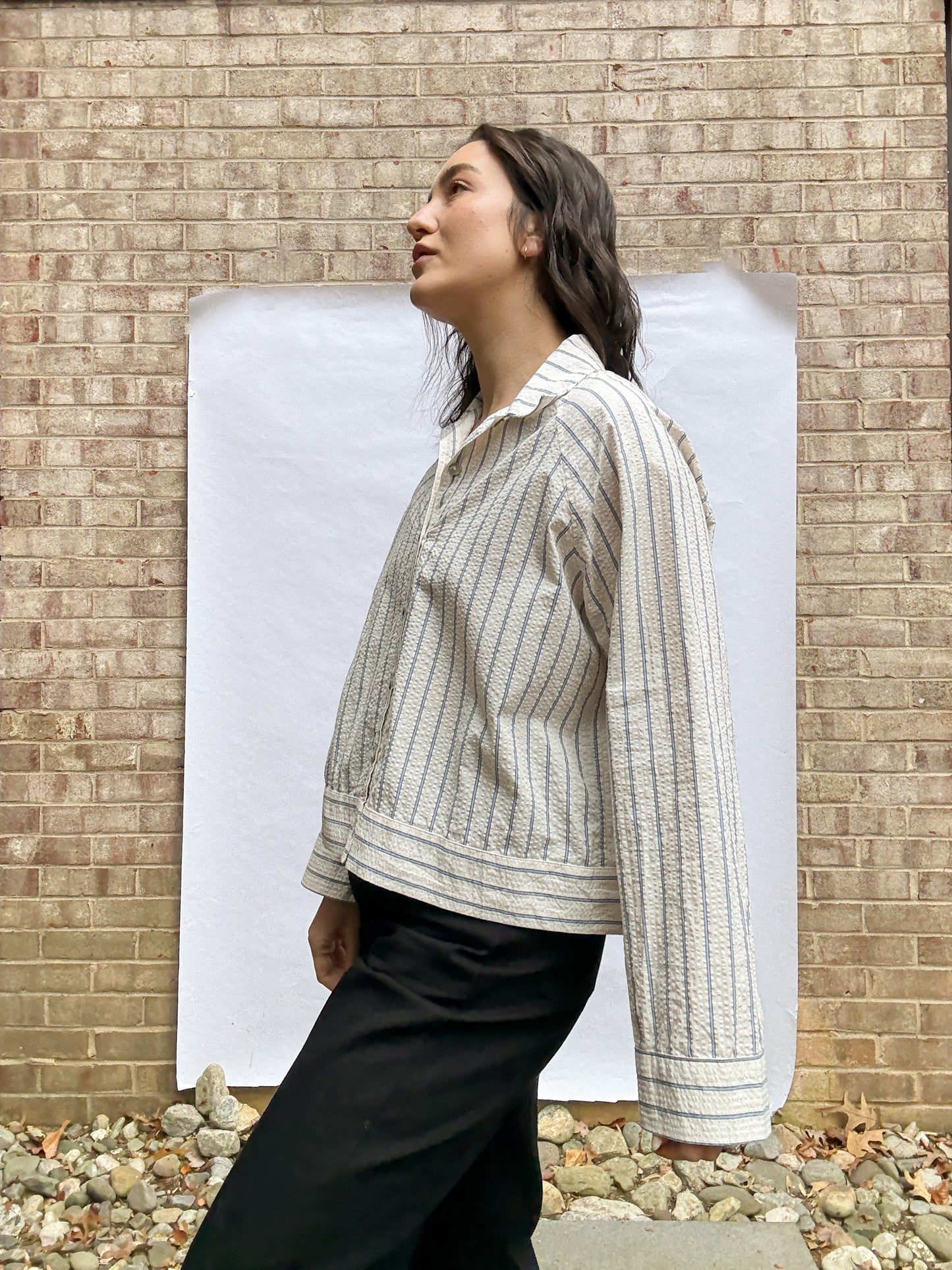 Paradise Patterns Rose Raglan Button Up - PDF Pattern