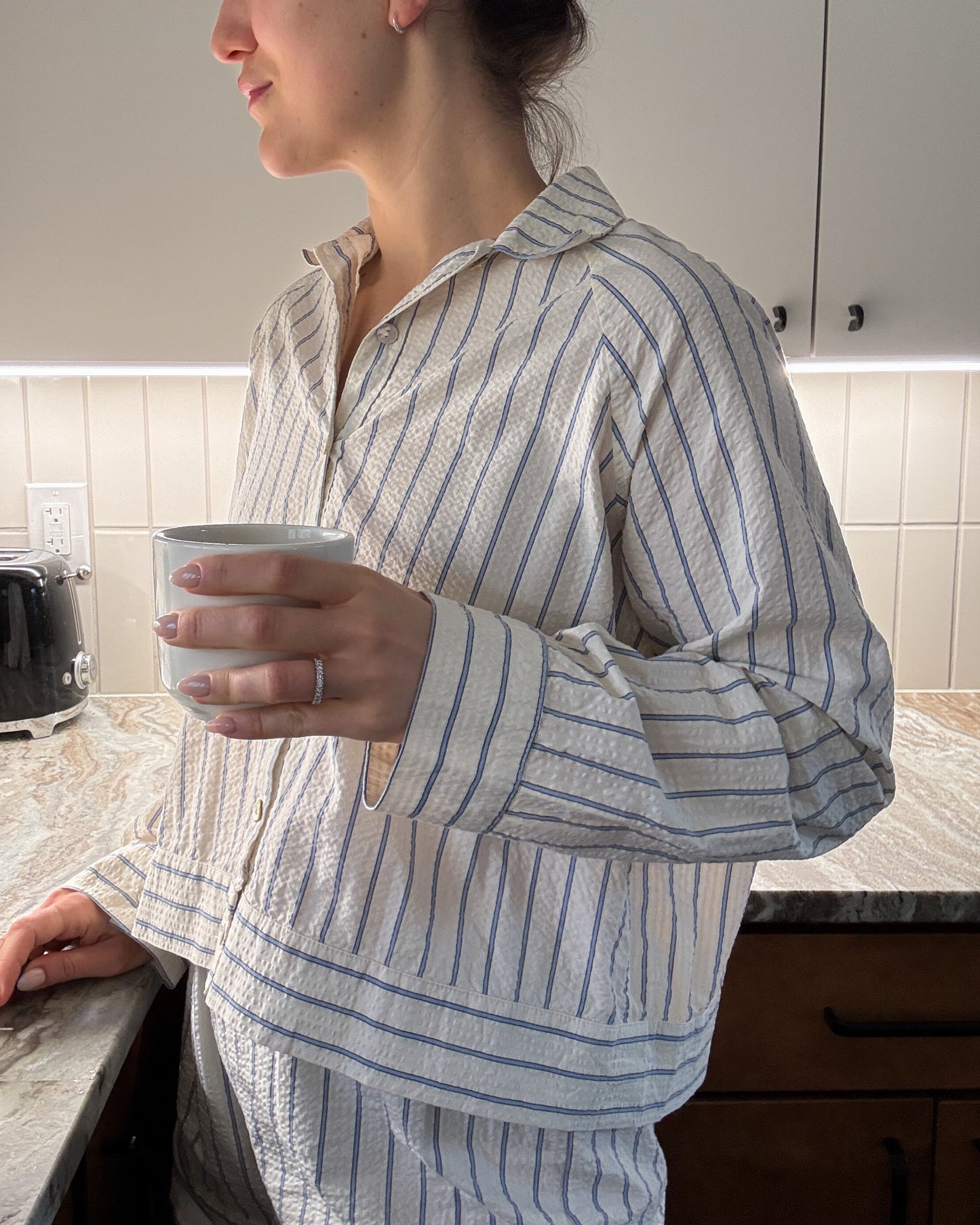Paradise Patterns Rose Raglan Button Up - PDF Pattern