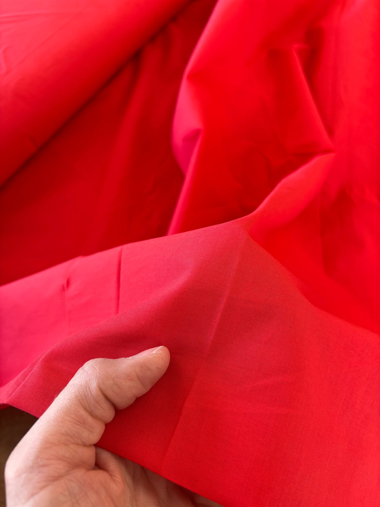 Breezy Cotton Lawn - Bright Red