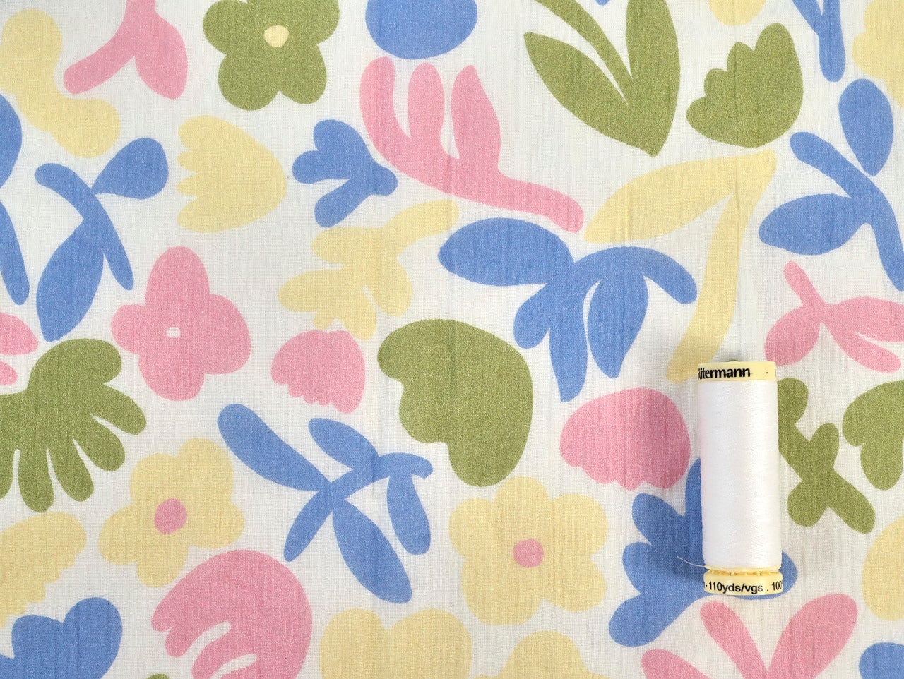 Ruth Floral Cotton - Cream