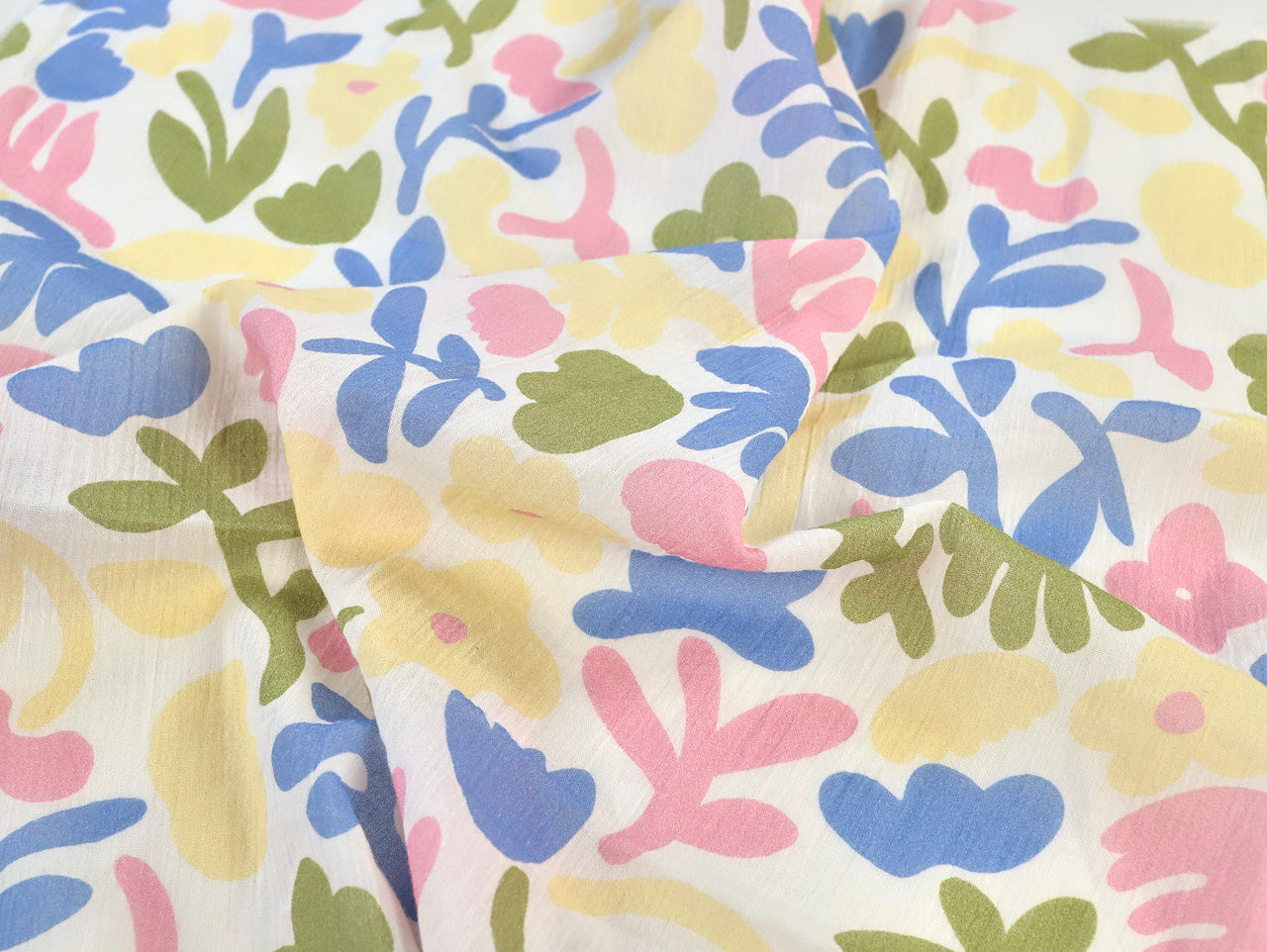 Ruth Floral Cotton - Cream