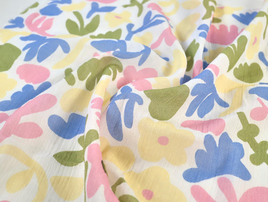 Ruth Floral Cotton - Cream