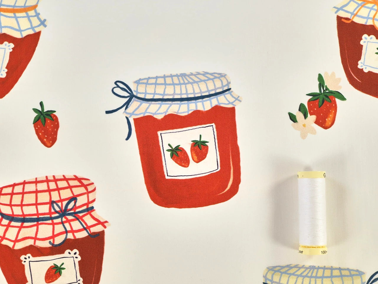 Strawberry Jam Cotton Lawn