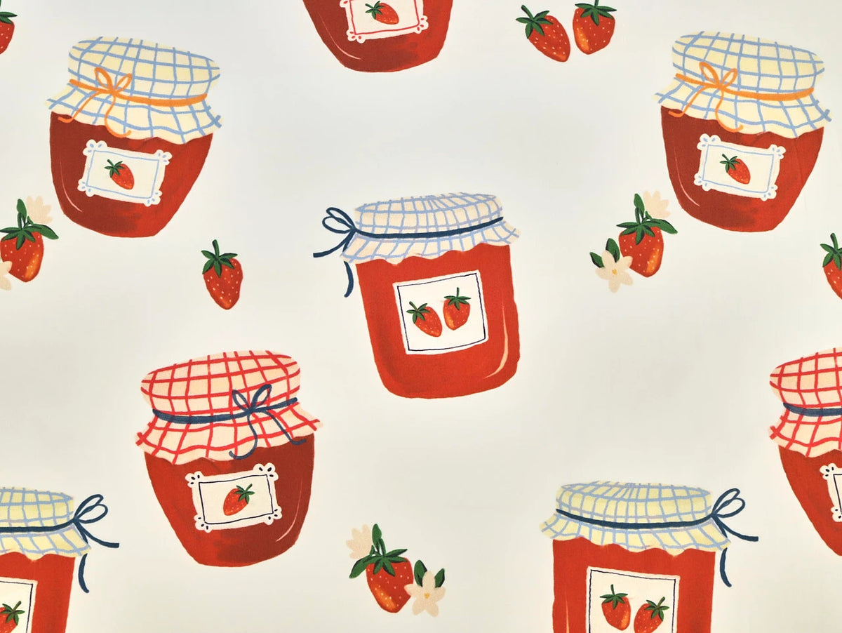 Strawberry Jam Cotton Lawn