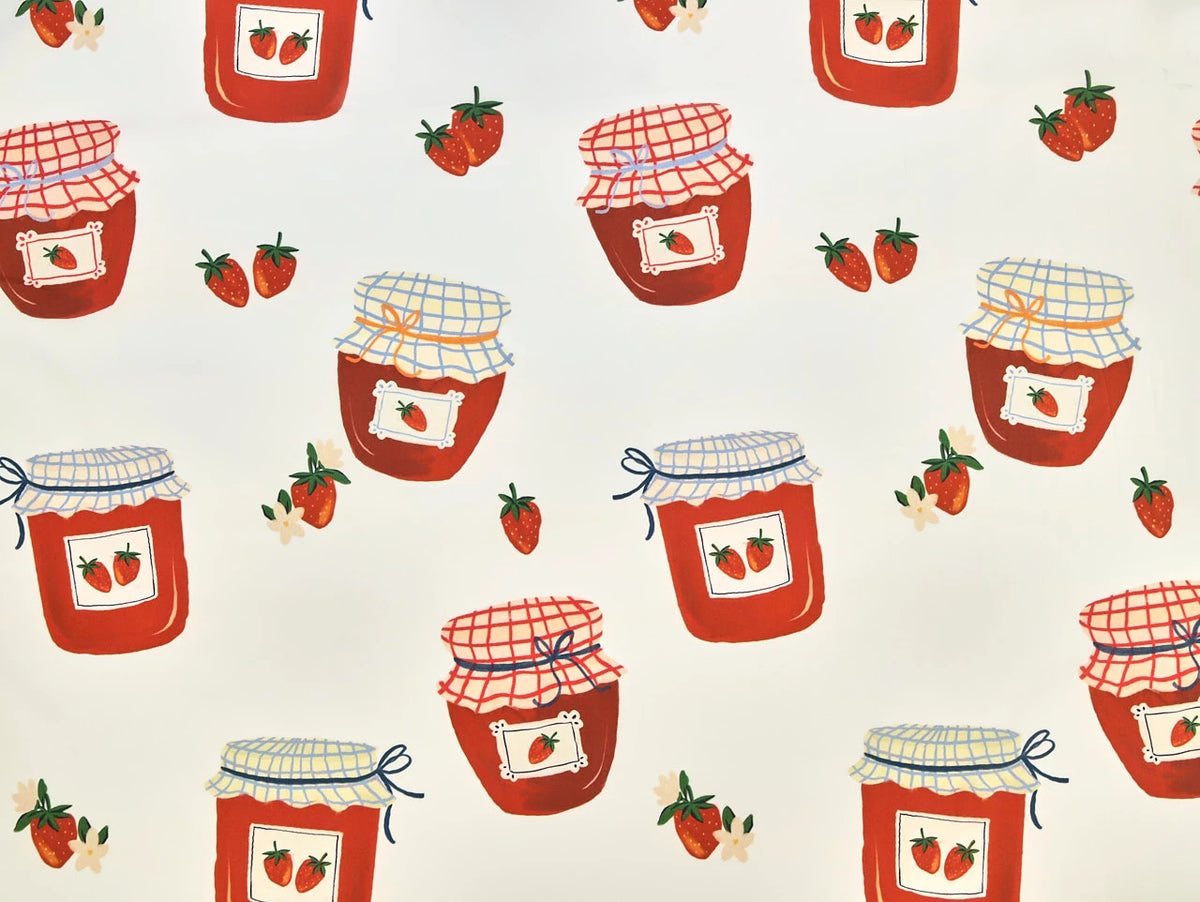 Strawberry Jam Cotton Lawn