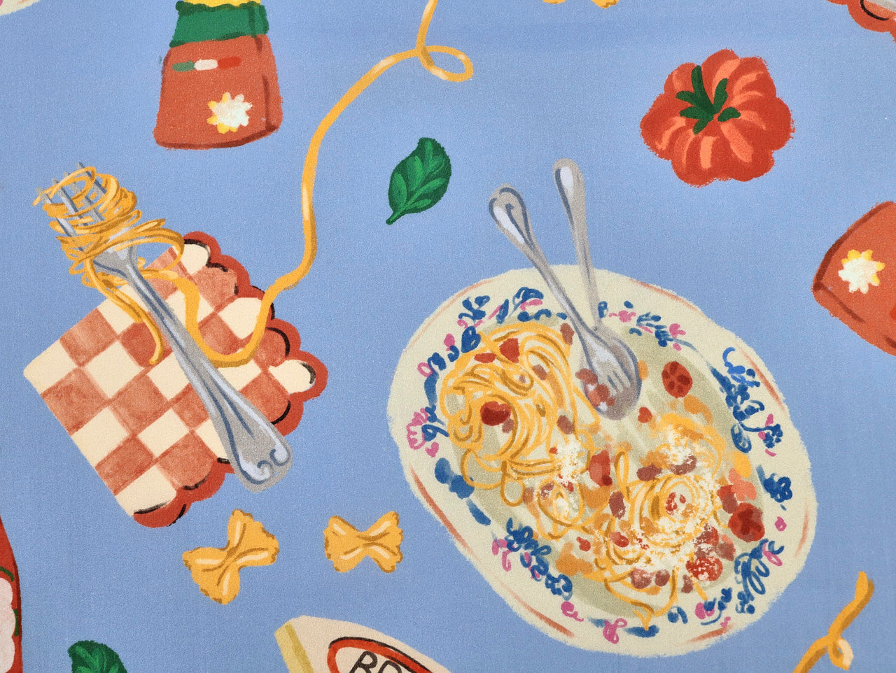 Pranzo Cotton Lawn - Blue