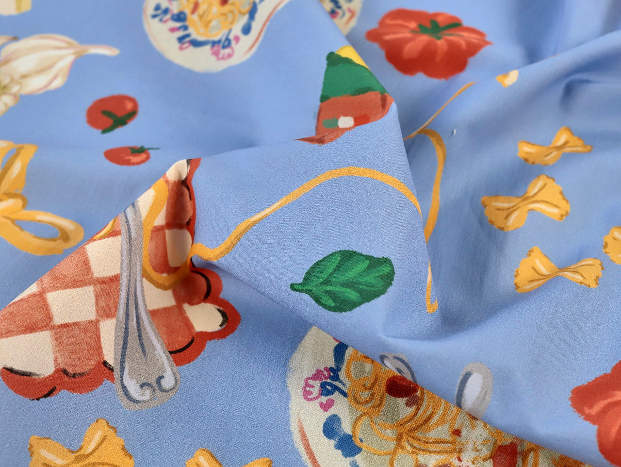 Pranzo Cotton Lawn - Blue