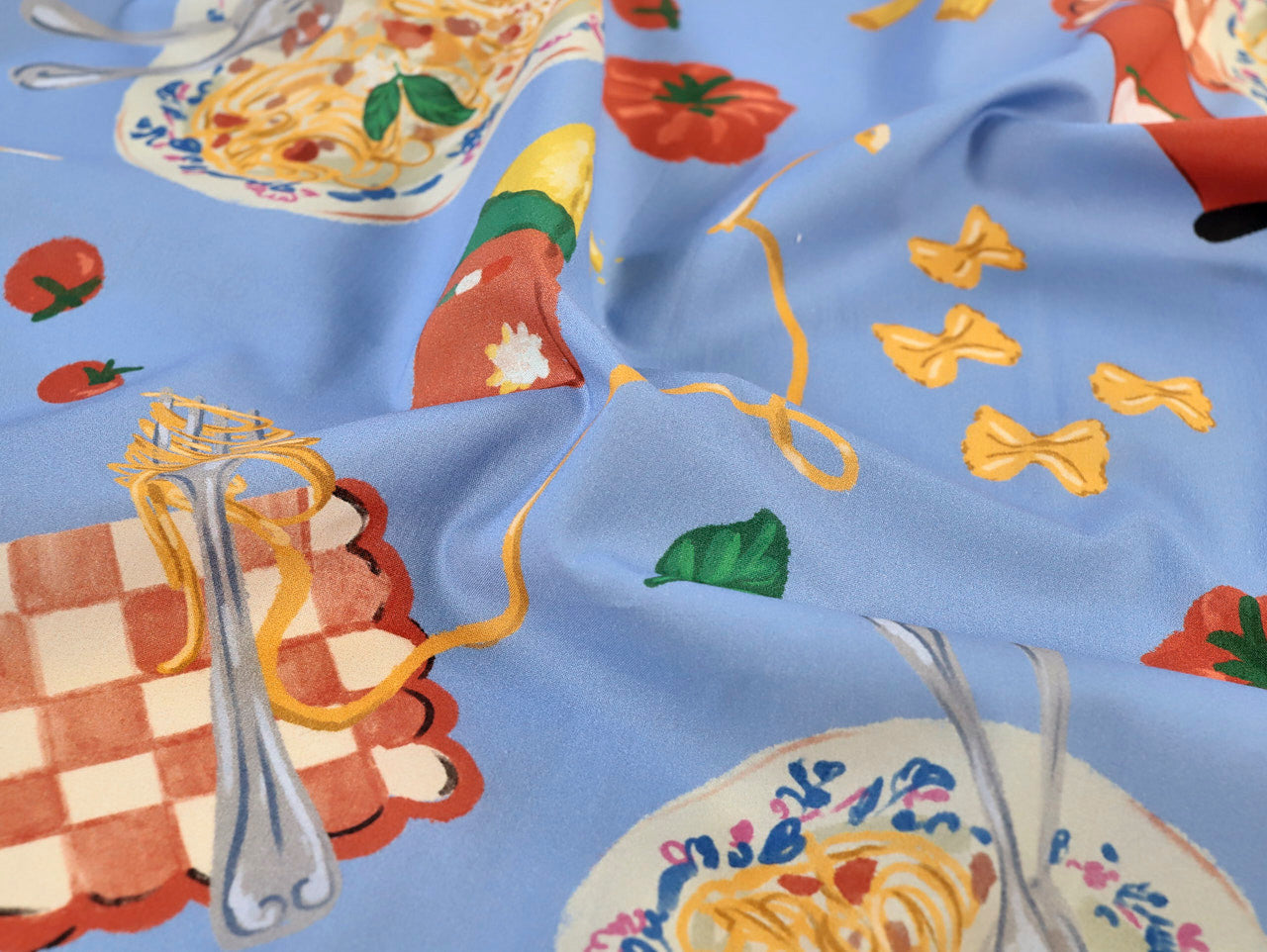 Pranzo Cotton Lawn - Blue