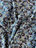 Kokka - Ripple Cotton Lawn in Indigo Berries