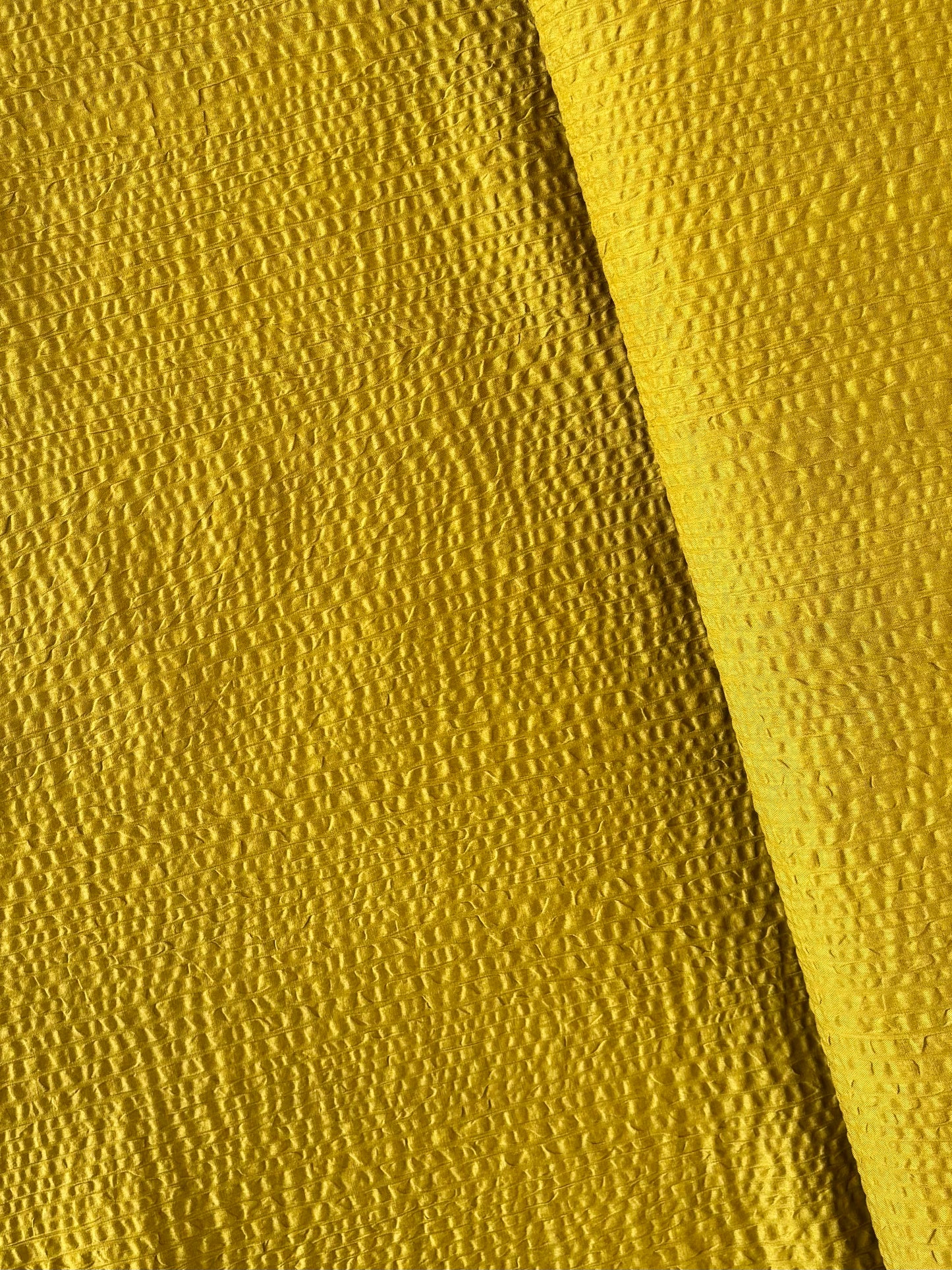 Cosmo - Ripple Cotton Lawn in Ochre