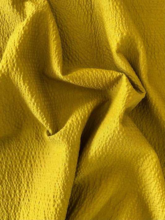 Cosmo - Ripple Cotton Lawn in Ochre