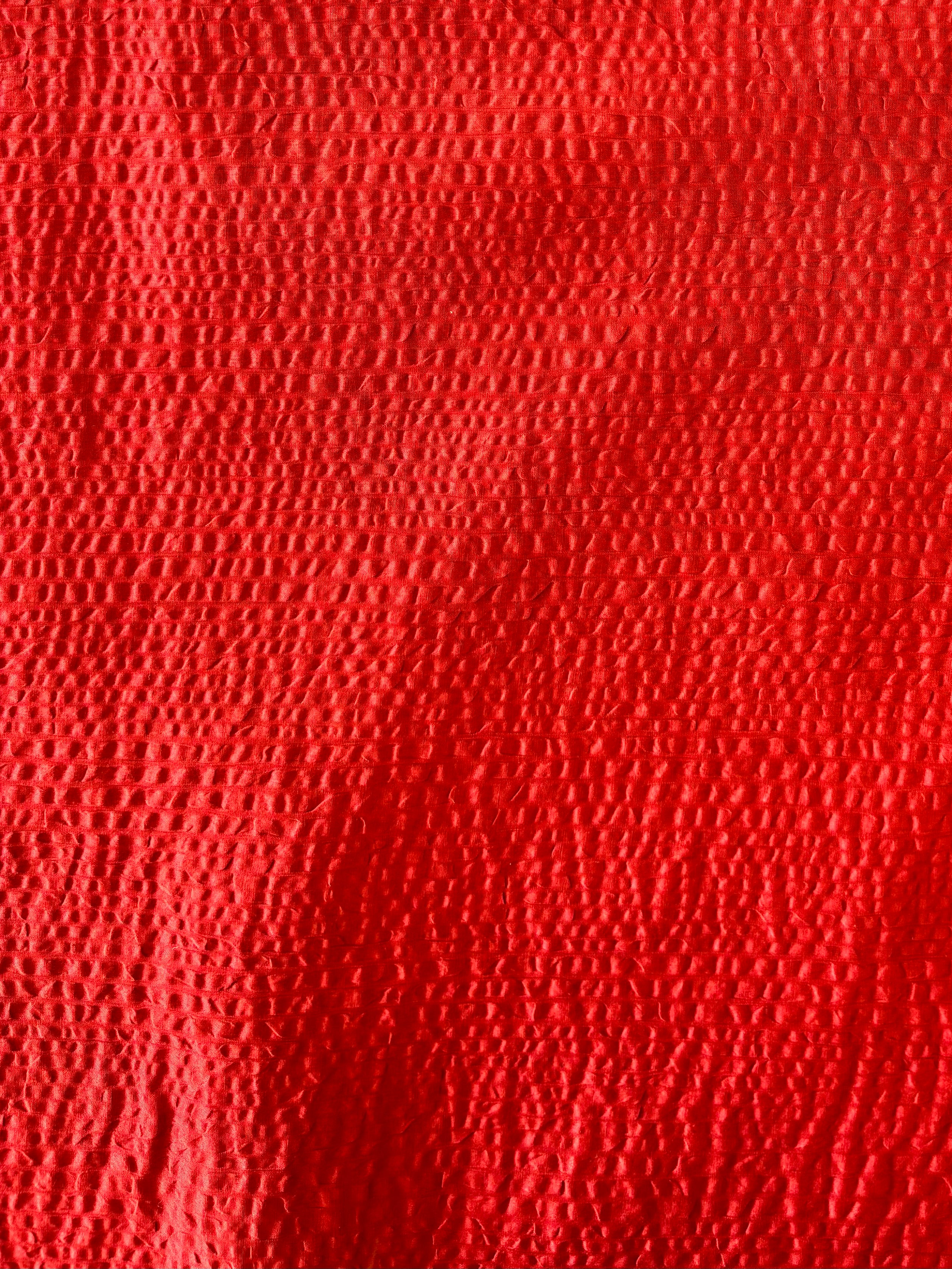 Cosmo - Ripple Cotton Lawn in Crimson