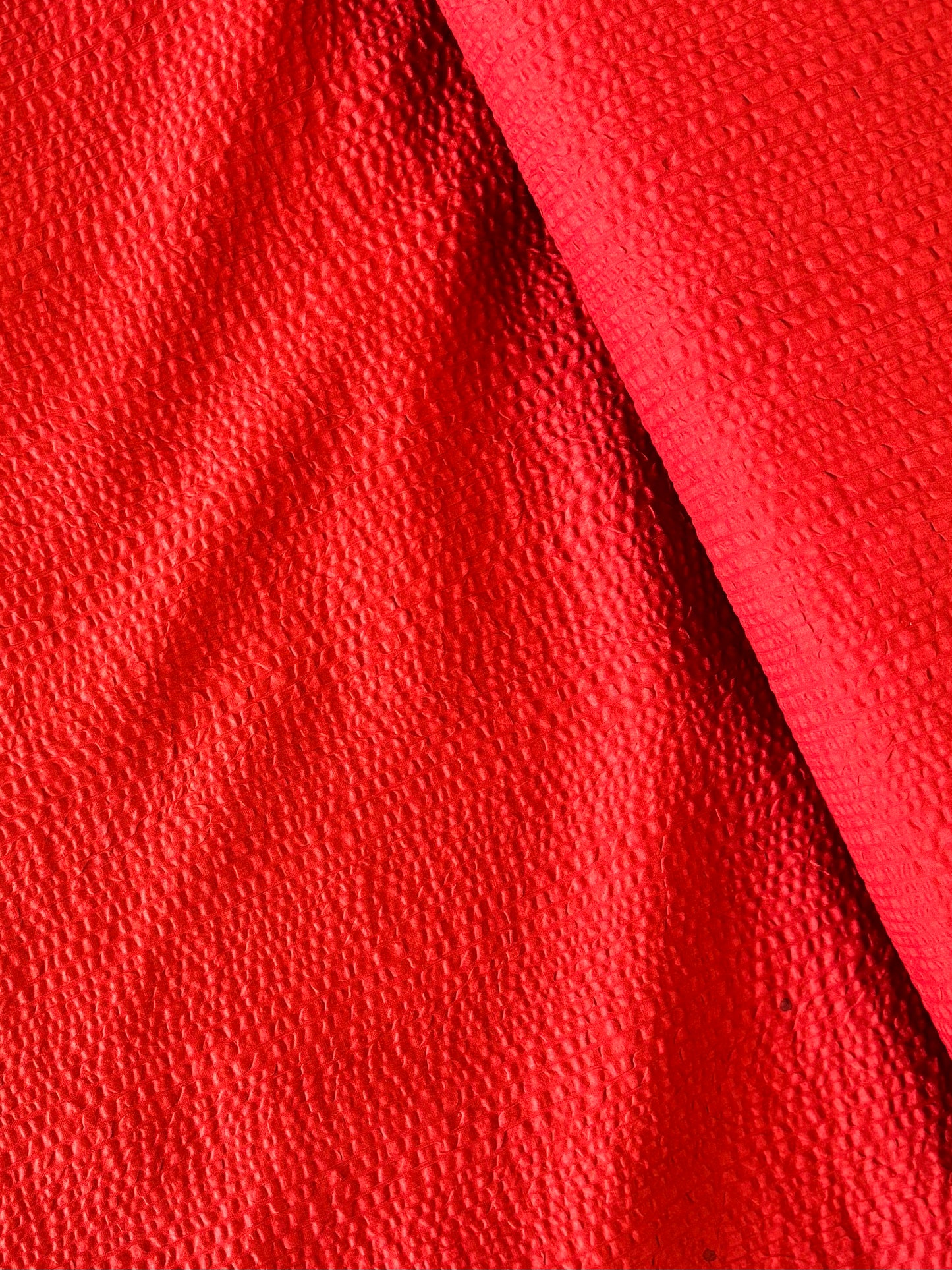 Cosmo - Ripple Cotton Lawn in Crimson