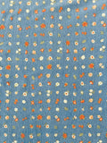 Hokkoh - 90s Blooms Brushed Cotton Viella (Blue)