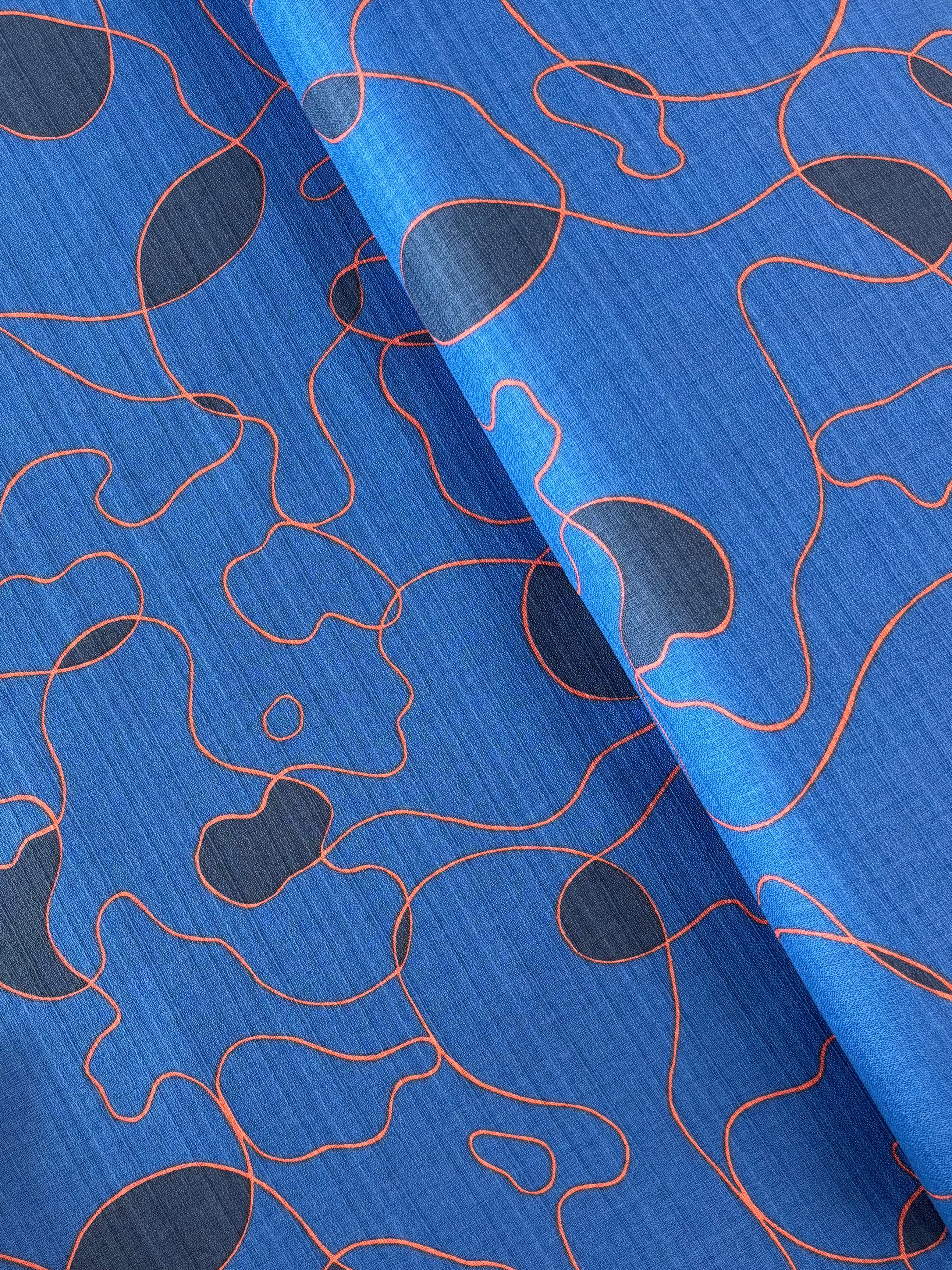 Hokkoh - Abstract String Cotton Barkcloth