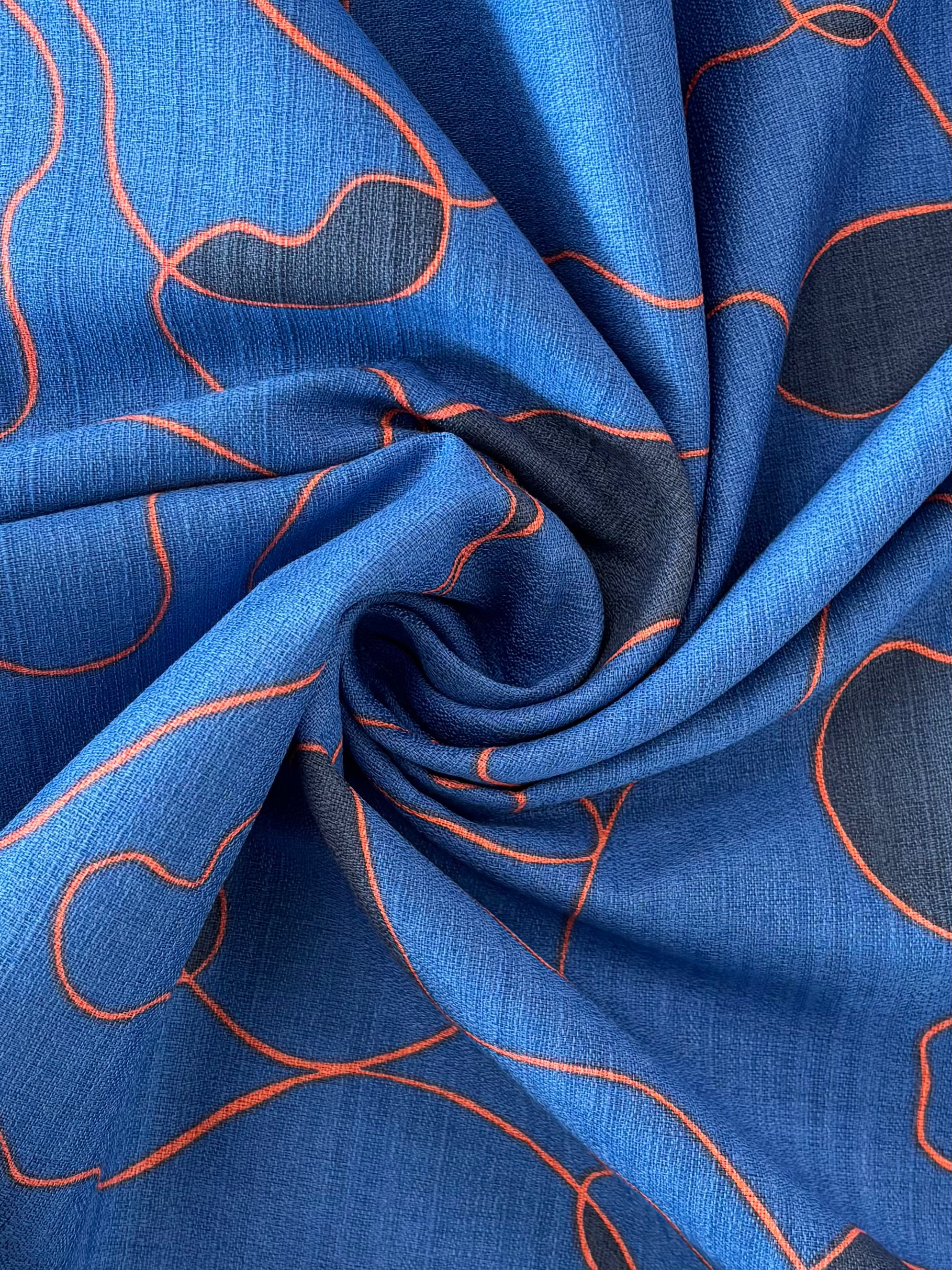 Hokkoh - Abstract String Cotton Barkcloth