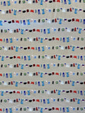 Hokkoh - Cats on a Laundry Line Cotton Lawn
