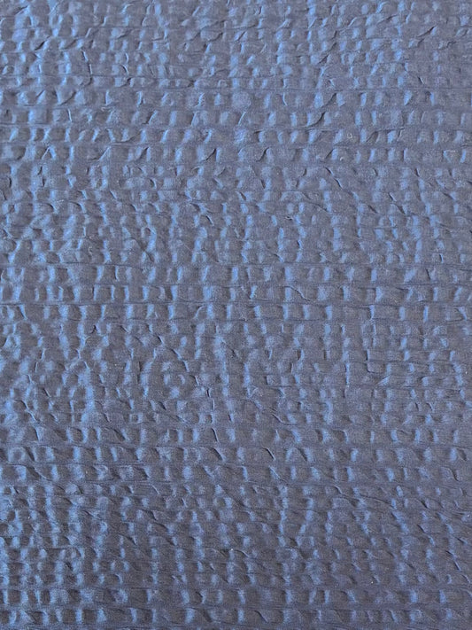 Cosmo - Ripple Cotton Lawn in Deep Navy