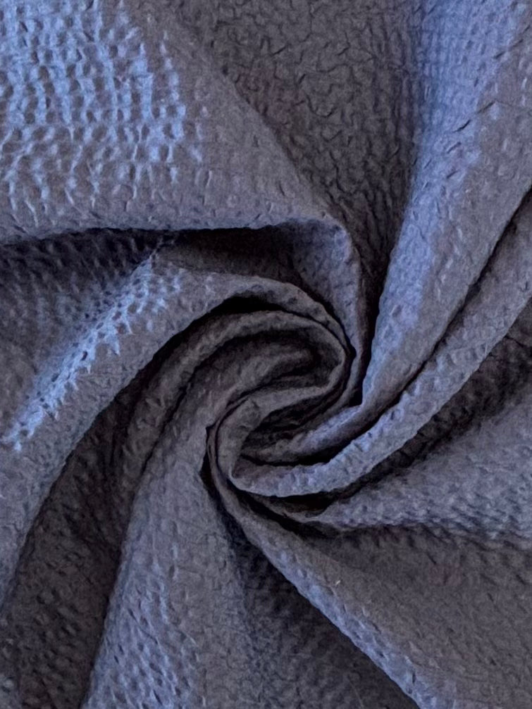 Cosmo - Ripple Cotton Lawn in Deep Navy