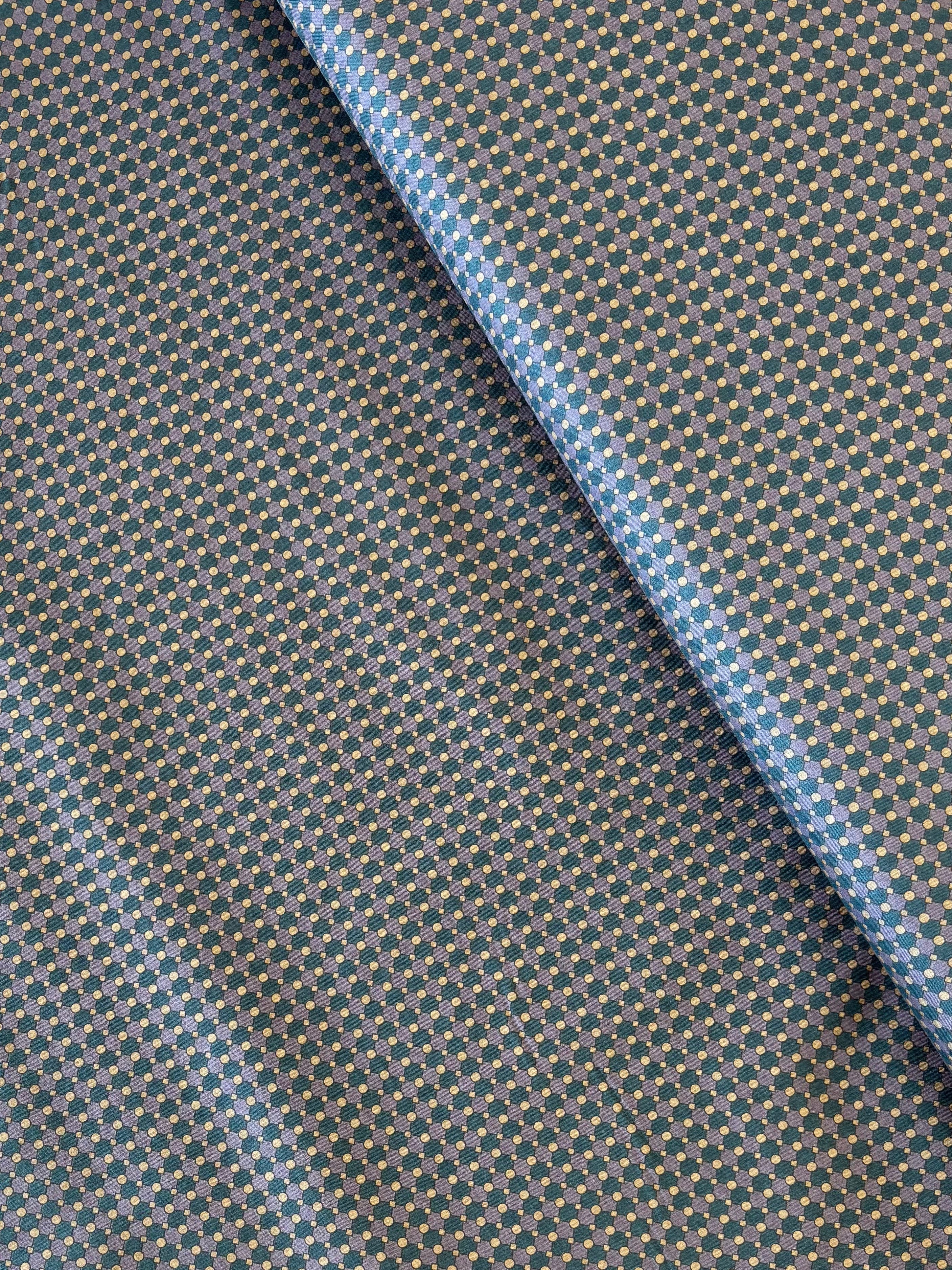 Hokkoh - Geometric Cotton Lawn (Purple)
