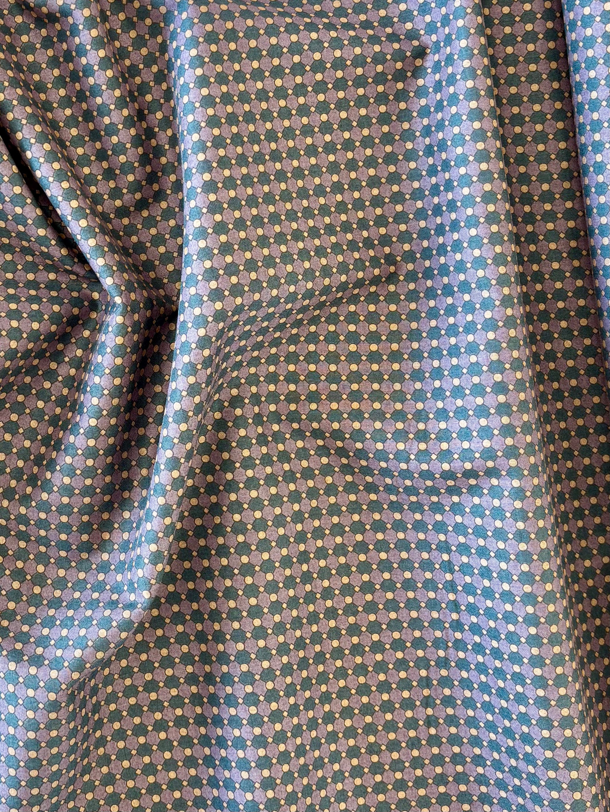 Hokkoh - Geometric Cotton Lawn (Purple)