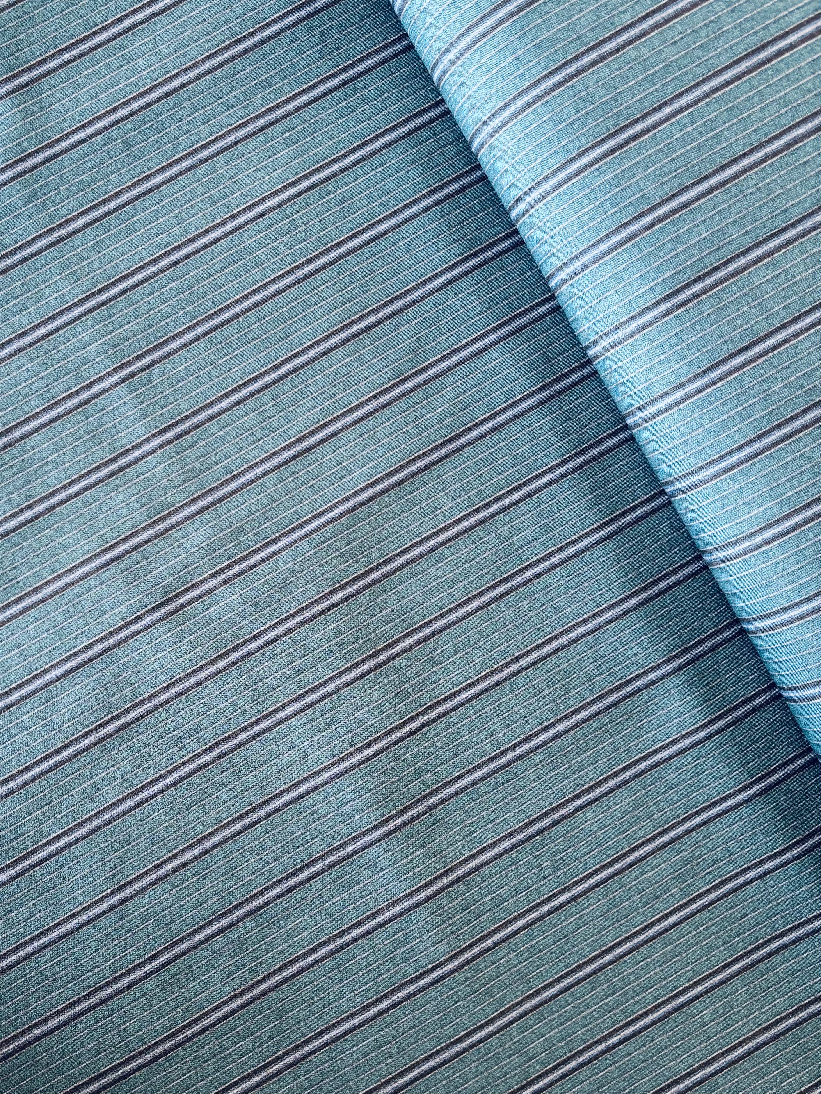 Hokkoh - Soft Cotton Stripe (Deep Green)