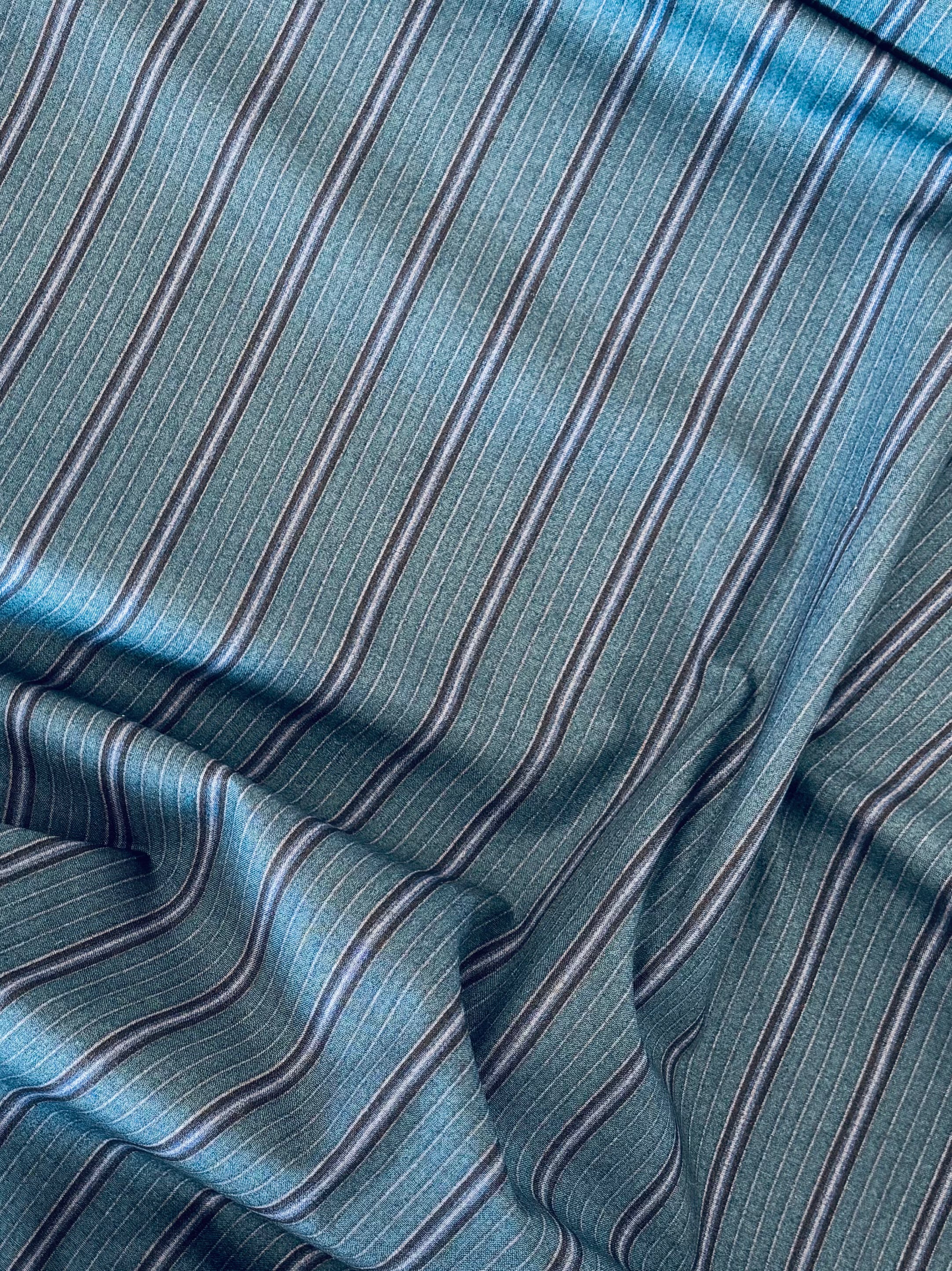 Hokkoh - Soft Cotton Stripe (Deep Green)