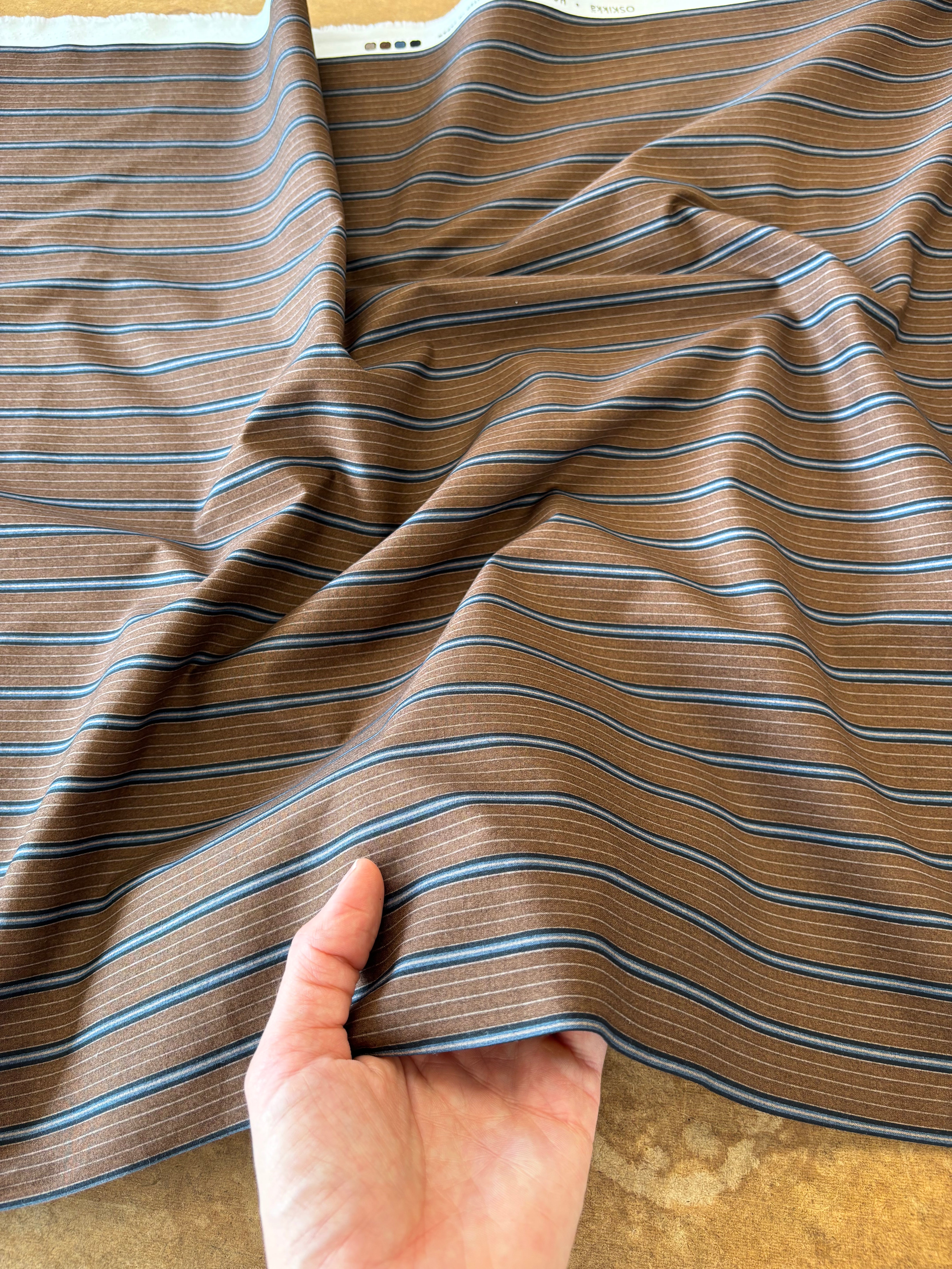 Hokkoh - Soft Cotton Stripe (Brown)