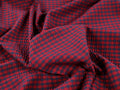 Rowan Gingham Seersucker - Red & Navy