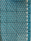 Indian Block Print - Blue Border Print