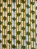 Indian Cotton Print - Solar Power (Green)
