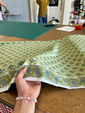 Indian Block Print - Green Border Print