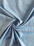 Handloom Cotton - Faded Blue Stripe
