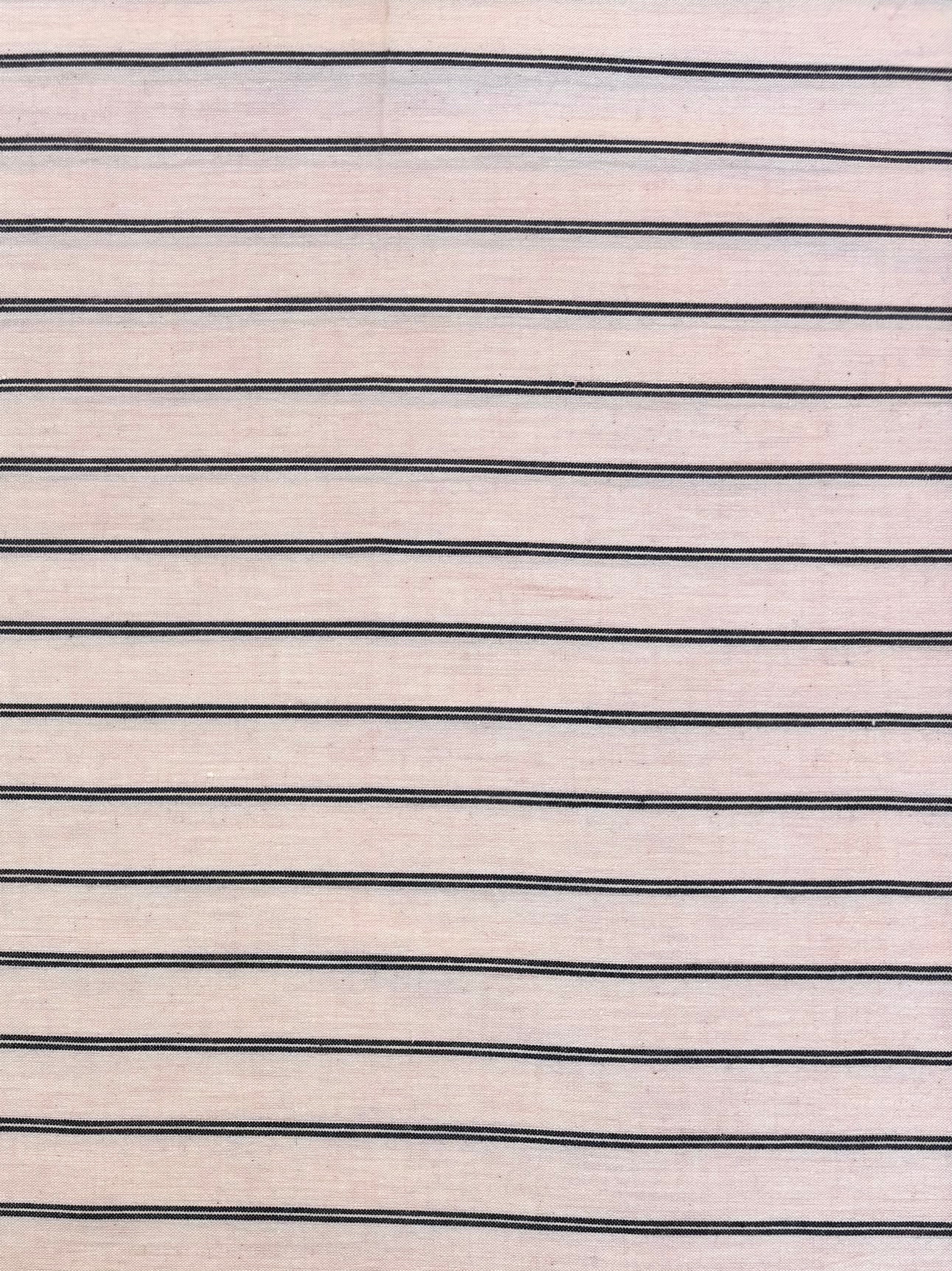 Handloom Cotton - Light Pink Stripe