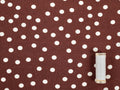 Vivian Spot Viscose Crepe - Mocha
