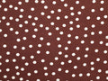 Vivian Spot Viscose Crepe - Mocha