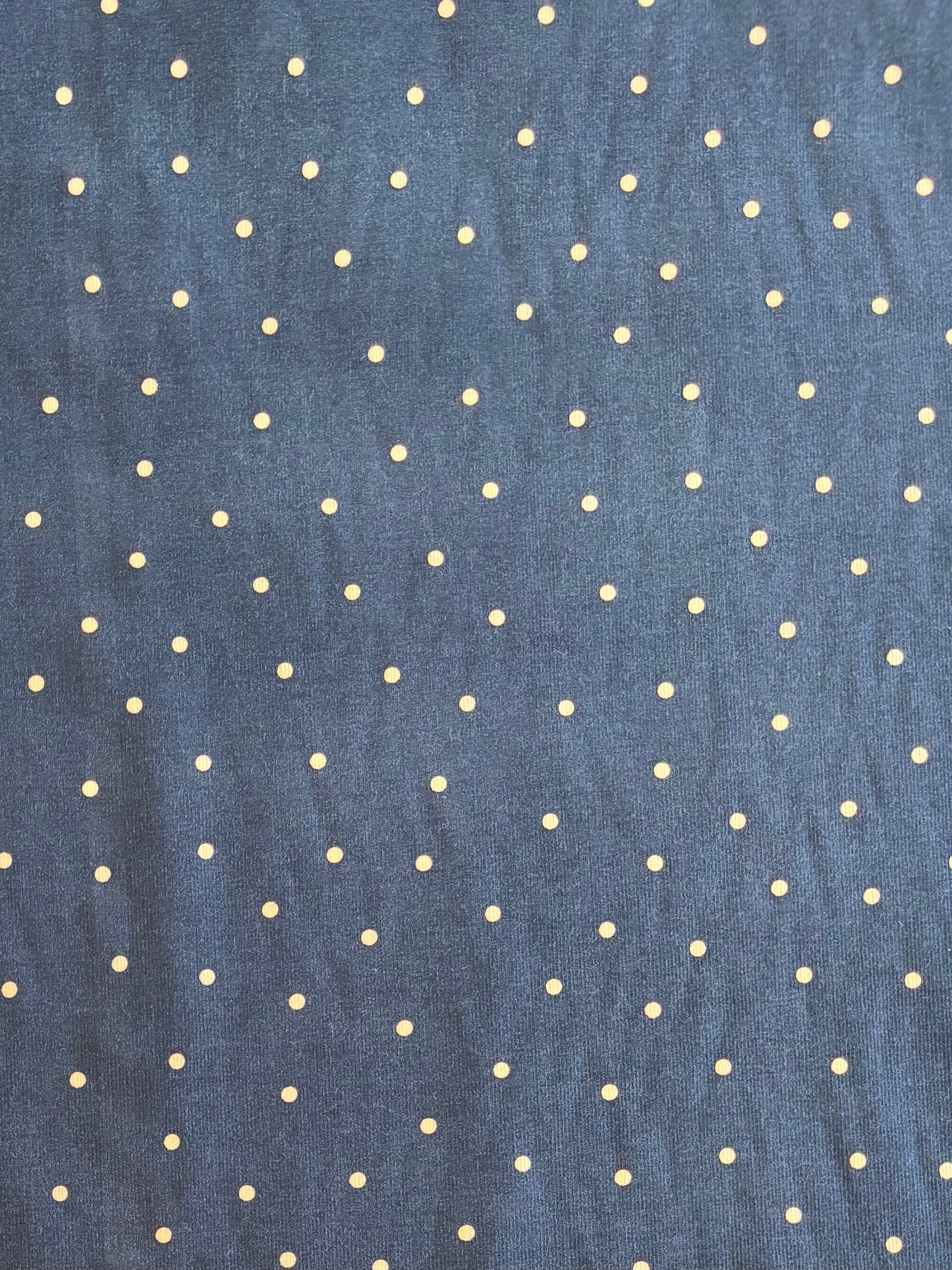 Kokka - Babywale Polka Dot Corduroy (Navy)