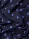 Babywale Polka Dot Corduroy - Deep Blue